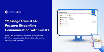 Message from OTA - New Feature To Streamline Communication with Guests