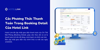 Các Phương Thức Thanh Toán Trong Booking Detail Của Hotel Link