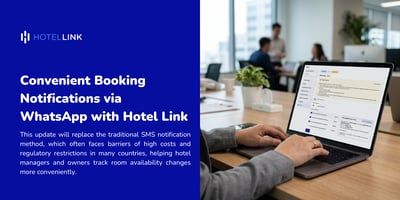 Convenient Booking Notifications via WhatsApp with Hotel Link