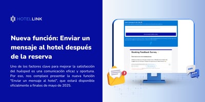 Nueva función: Enviar un mensaje al hotel después de la reserva