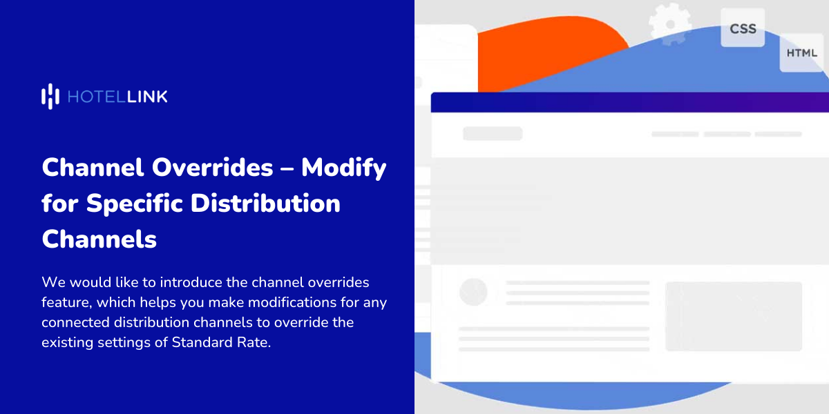 hotel link  channel overrides