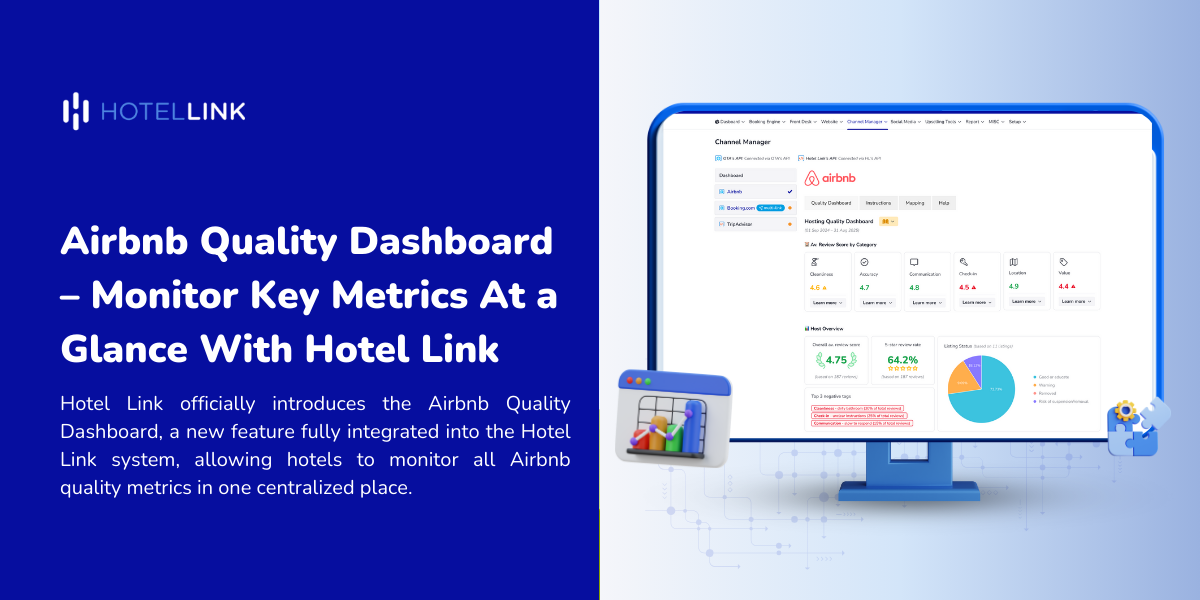 Airbnb Quality Dashboard – Monitor Key Metrics At a Glance With Hotel Link