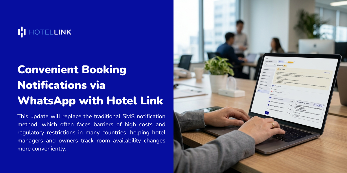 Convenient Booking Notifications via WhatsApp with Hotel Link