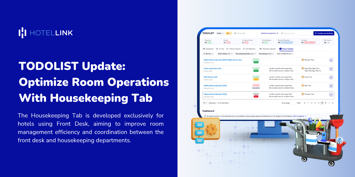 TODOLIST Update: Optimize Room Operations With Housekeeping Tab